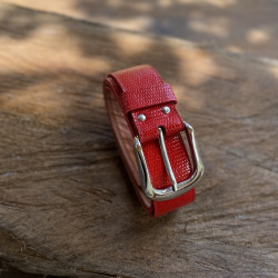 SOFÍA · ROJO CHAROL TEXTURADO