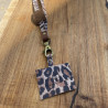 LANYARD · LEOPARDO + DET. CAFÉ