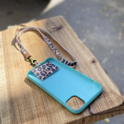 LANYARD · LEOPARDO + DET. CAFÉ