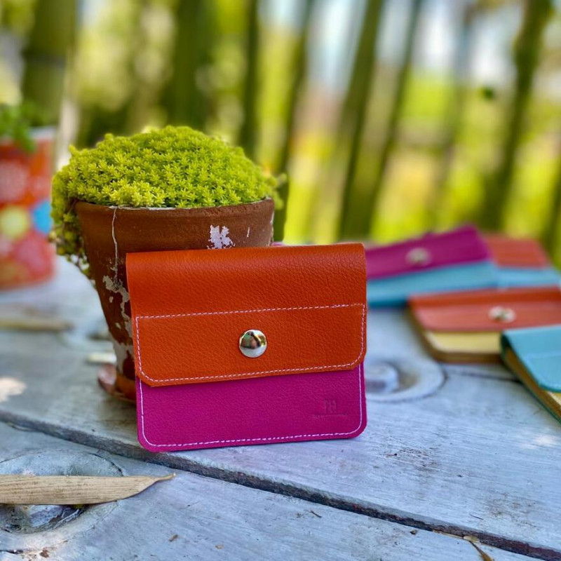 BILLETERA ACORDEÓN · FUCSIA+