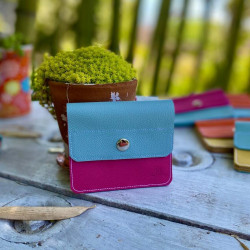 BILLETERA ACORDEÓN · FUCSIA+