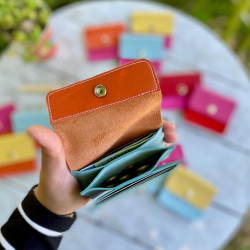 BILLETERA ACORDEÓN · CELESTE+